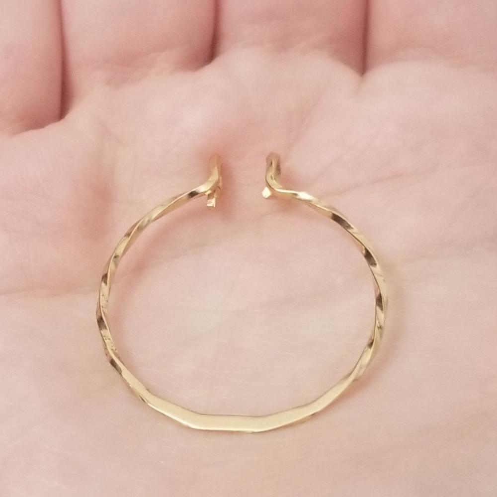 EUC goldtone necklace clasp attachment - Picture 4 of 6